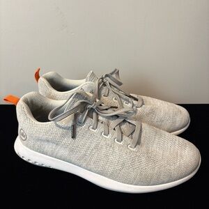 Peter Millar Hyperlight Glide Gray Fabric Sneakers Size 11.5